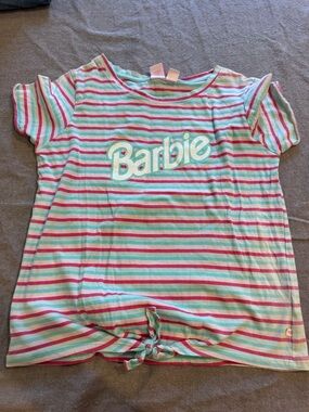 Roxy Girls  Barbie Shirt- Size 14/ Xl Stripped
